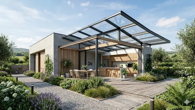 Model Atap Dapur Sambung Rumah Minimalis