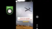 Penelusuran klaim video drone Iran nyangkut di kabel listrik wilayah Israel