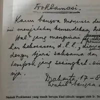 Kisah Wartawan Muda Pungut Lalu Kantongi Naskah Otentik Proklamasi yang Tergeletak di Meja