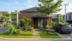 10 Rumah Minimalis dengan Taman Mini yang Membantu Udara Lebih Sejuk dan Nyaman