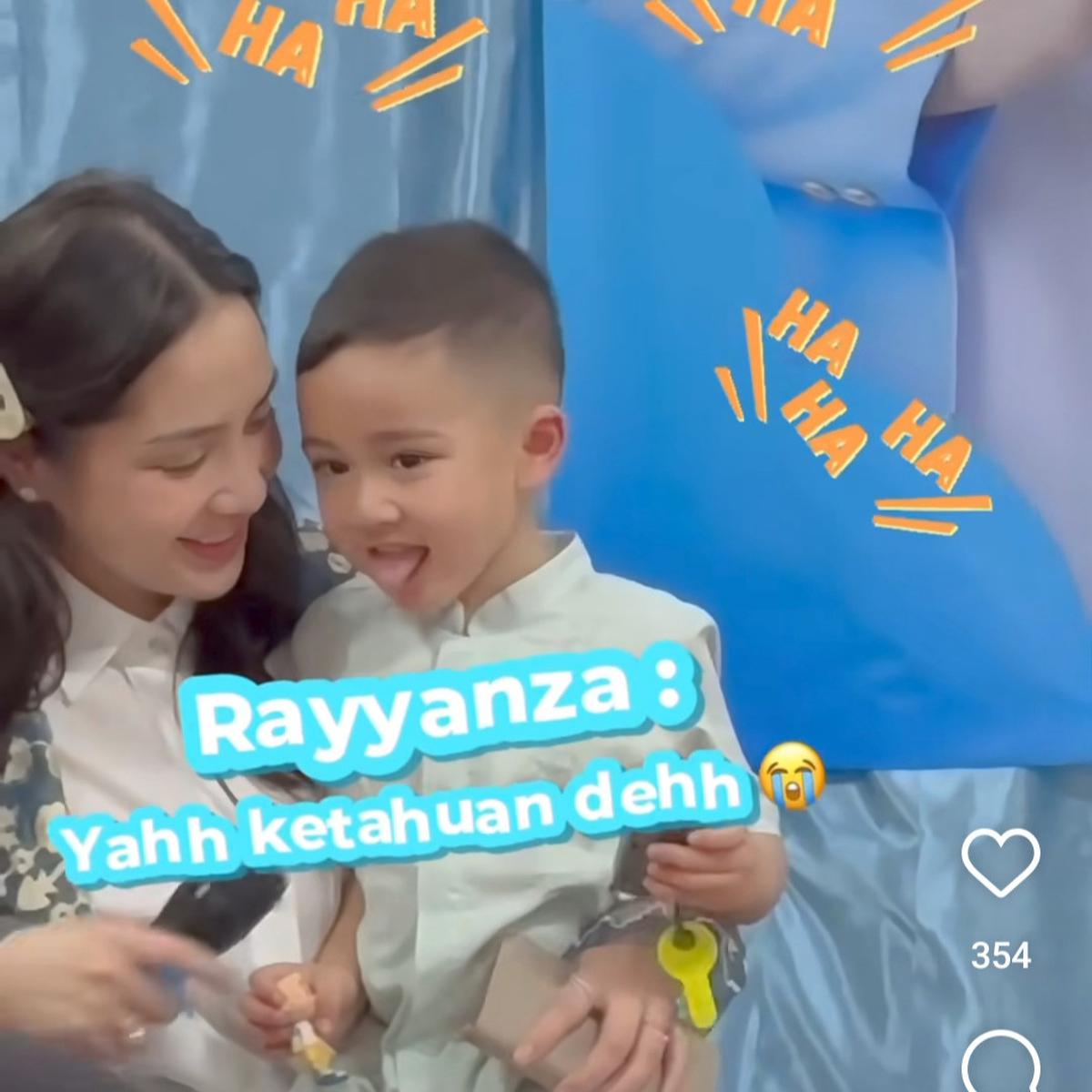 Rayyanza Ketahuan Bohong Soal Puasa, Ekspresi Nagita Jadi Sorotan