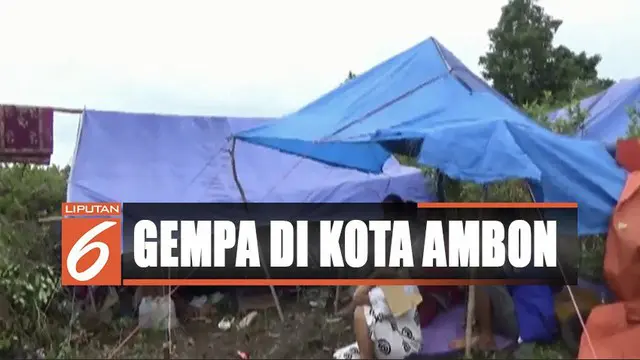 Korban Gempa di Maluku Tengah Tak Kunjung Dapat Bantuan