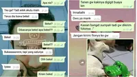 Chat WhatsApp teman (Sumber:Instagram/candaan.receh/x/Boladunia26)