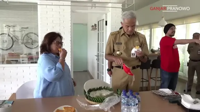 Potret dapur rumah Andy F. Noya (Sumber: YouTube/Ganjar Pranowo)