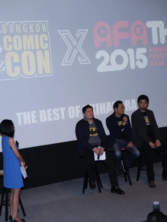 Ditemui saat konferensi pers di CGV Blitz Grand Indonesia, Jakarta Pusat, Selasa (18/8/2015), Ongard Prapakamol selaku promotor Comic Con menambahkan akan ada artis lokal yang membawa karyanya. (Galih W. Satria/Bintang.com)