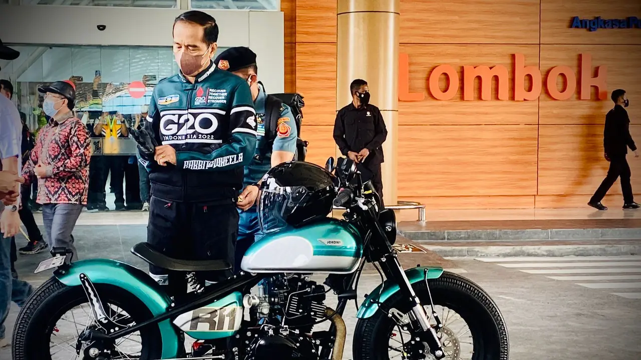 Presiden Jokowi Tinjau Kesiapan Perhelatan MotoGP 2022