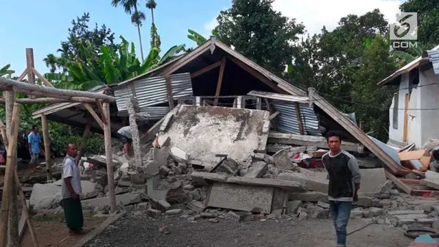 VIDEO: 4 Fakta Menyedihkan Dahsyatnya Gempa Lombok