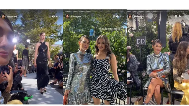 Luna Maya di New York Fashion Week. (Instgaram/ lunamaya)