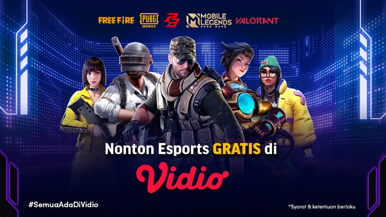 Nonton Live Streaming Turnamen Esports Indonesia Gratis di Vidio