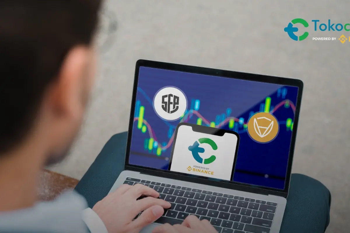 Ilustrasi bursa aset kripto Tokocrypto