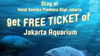 Dengan menginap di Hotel Santika Premiere Slipi Jakarta, Anda dapat memiliki tiket premium di Jakarta Aquarium secara gratis.