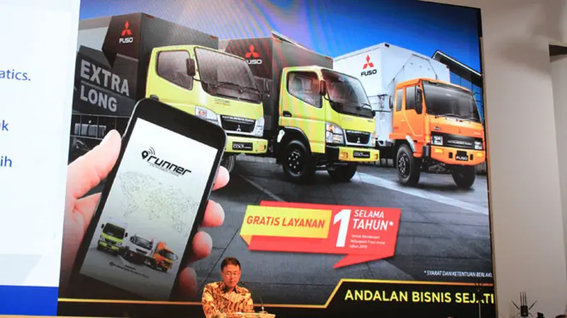 Mitsubishi Fuso Perkenalkan Truk Fighter dan Fitur Runner Telematic di GIICOMVEC 2018