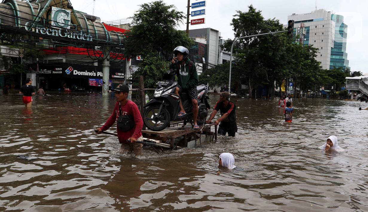 Foto Penampakan Banjir Di Kawasan Green Garden News Liputan6 Com