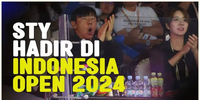 VIDEO: Momen Pelatih Timnas Indonesia, Shin Tae-yong Hadir di Final Indonesia Open 2024