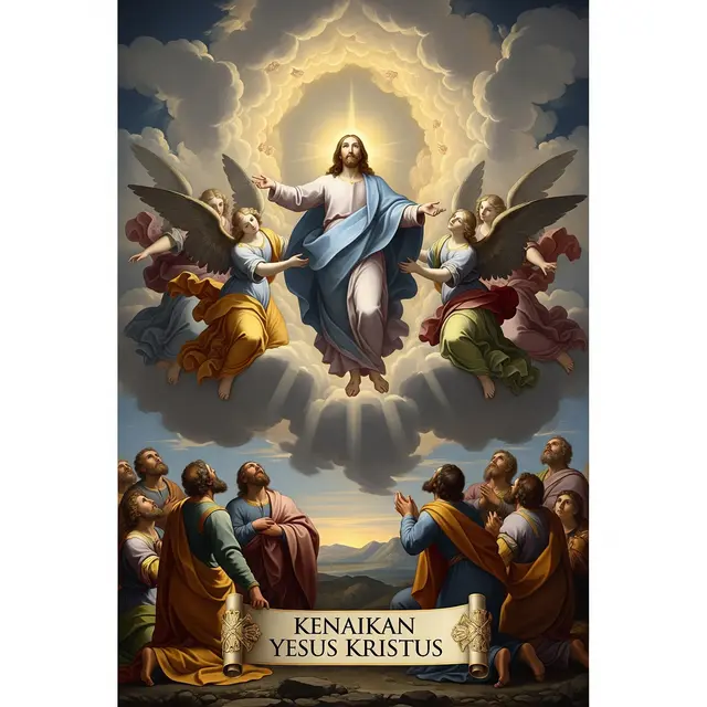 Poster Kenaikan Yesus Kristus