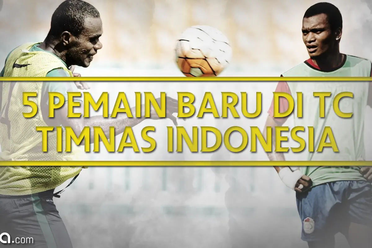 5 pemain baru di tc timnas indonesia (Bola.com/Adreanus Titus)