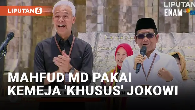 Mahfud MD Pakai Kemeja Putih saat Gagal Jadi Cawapres Jokowi