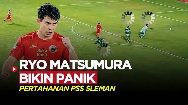 Berita video Gocek kali ini aksi dari pemain sayap Persija Jakarta, Ryo Matsumura, yang hampir cetak brace ke gawang PSS Sleman.