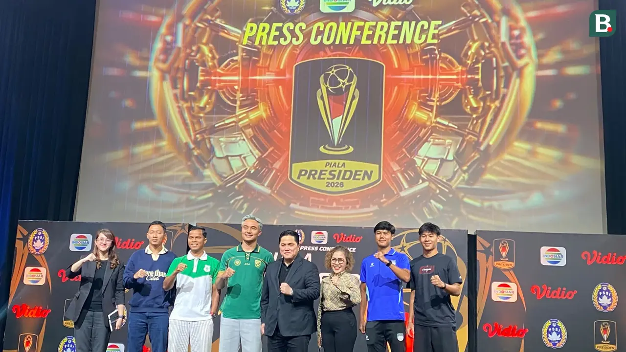 Konferensi pers Piala Presiden 2026