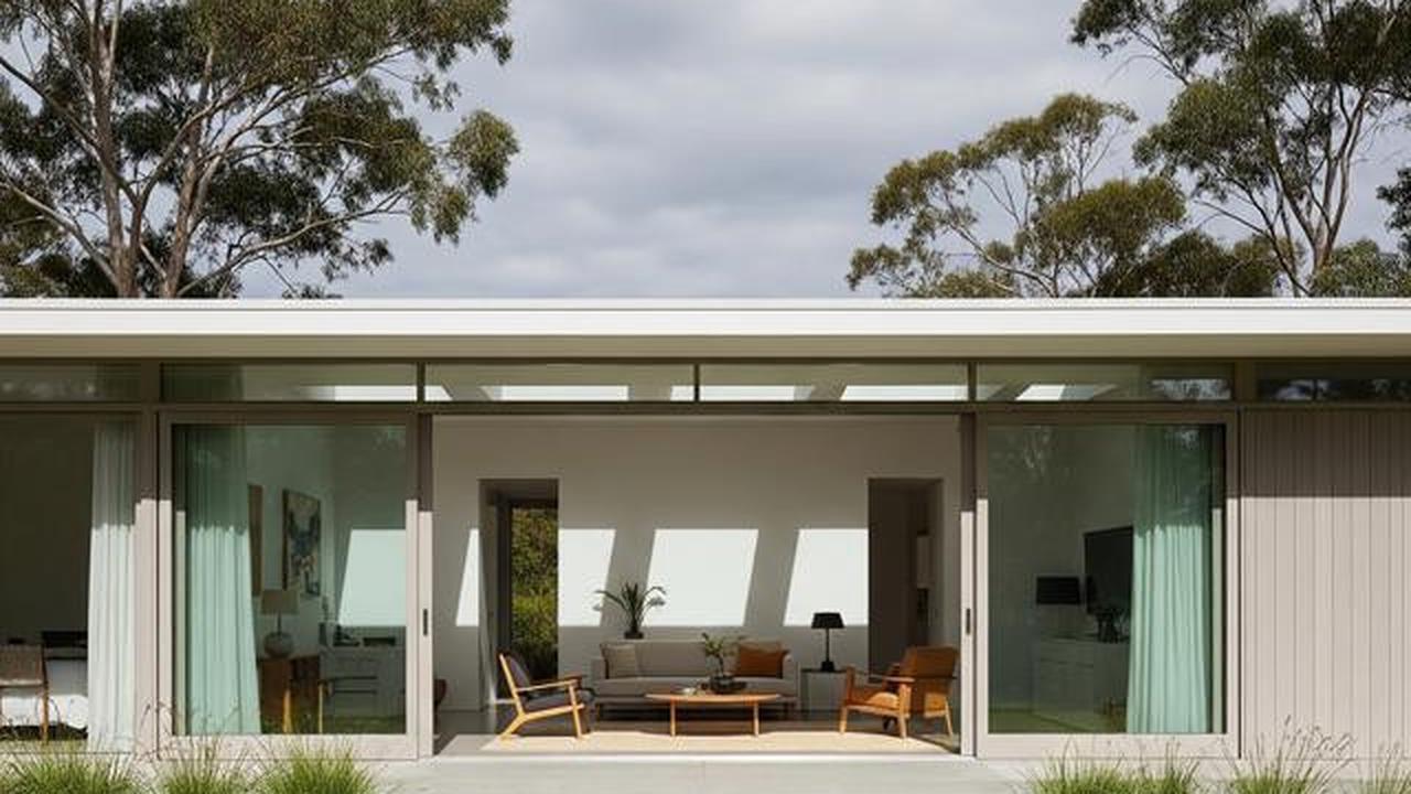 7 Desain Rumah Minimalis Modern dengan Kaca Luas di Dinding dan Jendela Besar