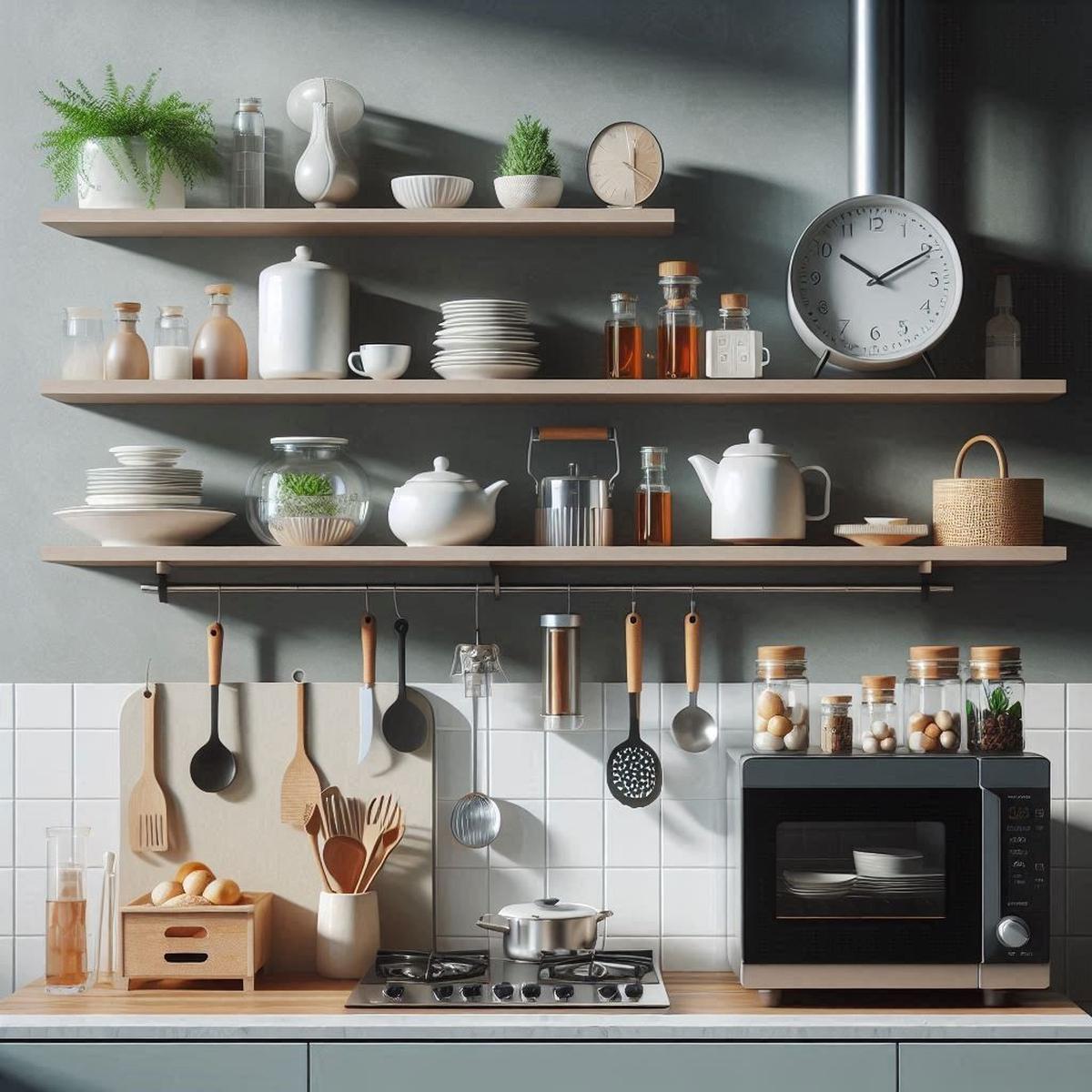Desain Rak Dapur Minimalis