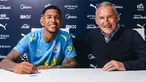 Winger asal Brasil Savinho telah bergabung dengan Manchester City dengan kontrak berdurasi lima tahun, demikian pernyataan juara Liga Primer Inggris itu pada Kamis (18/7/2024). (FOTO: instagram.com/mancity/)