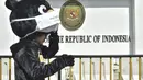 Greenpeace Malaysia dan Himpunan Advocacy Rakyat Malaysia (HARAM) menggelar aksi damai di depan Kedutaan Besar Indonesia di Kuala Lumpur, Jumat, 4 September 2026. (AFP/ Arif Kartono)