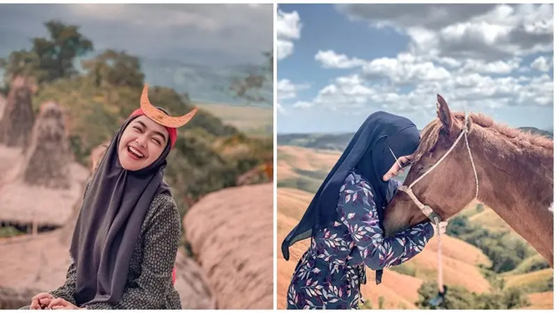 8 Momen Liburan Ria Ricis di Pulau Sumba, Seru Banget