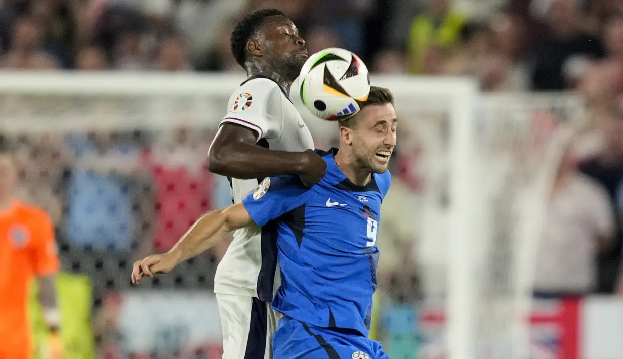 Inggris hindari Jerman dan akan jumpa peringkat tiga terbaik dari grup D,E atau F.  (AP Photo/Andreea Alexandru)