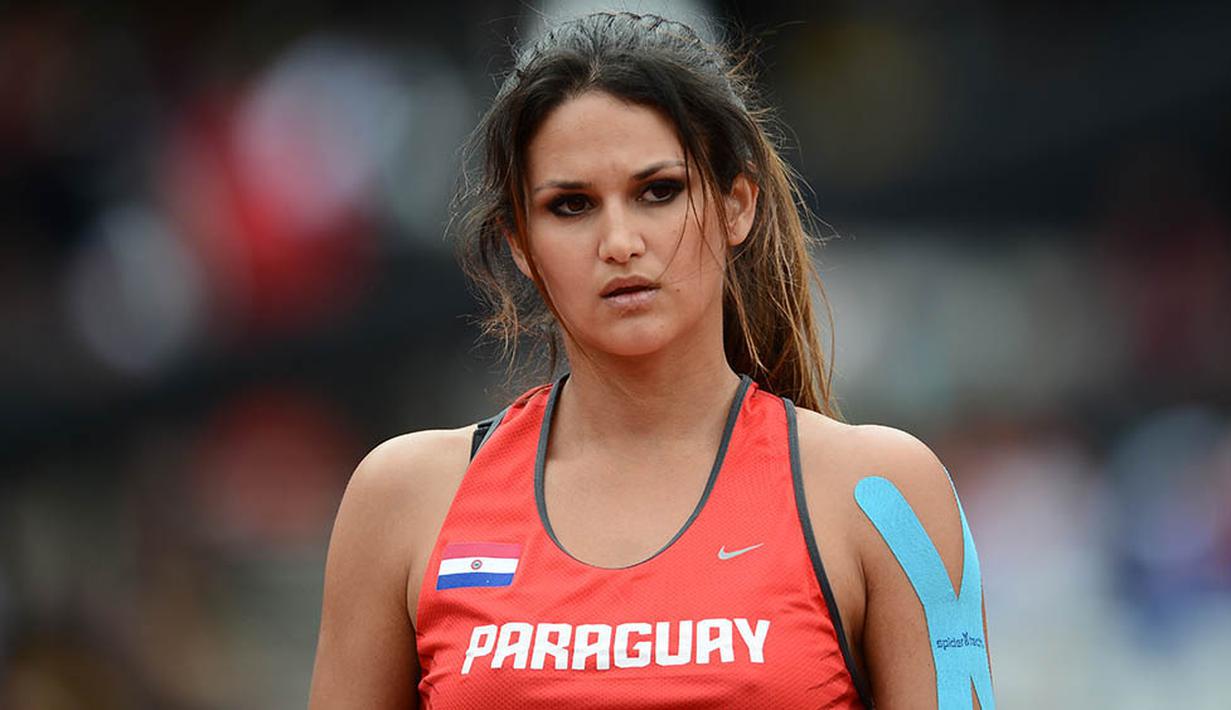 Leryn Franco kini sudah pensiun dan aktif membintangi beberapa judul film seperti, Eliza Lynch: Queen of Paraguay. (AFP/Franck Fife)