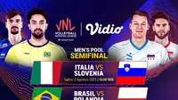 Siaran Langsung Semifinal - VNL Men’s Pool 2025 di Vidio