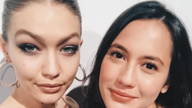 Sama Cantiknya, Pevita dan Gigi Hadid Suka Lipstik Nude