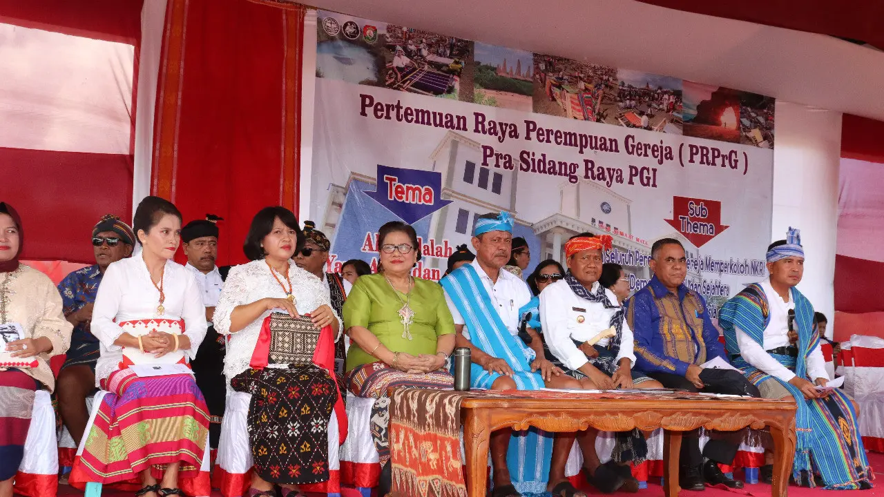 Sidang Raya XVII Persekutuan Gereja-Gereja di Indonesia atau SR XVII PGI dilaksanakan di Waingapu, Sumba Timur, NTT