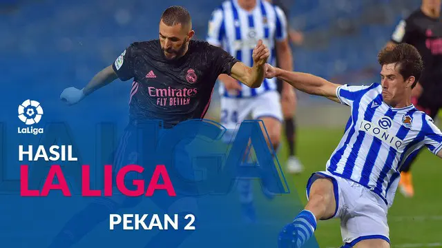 MOTION GRAFIS: Hasil Liga Spanyol Pekan 2, Real Madrid Bermain Imbang, Valencia Gagal Raih Kemenangan