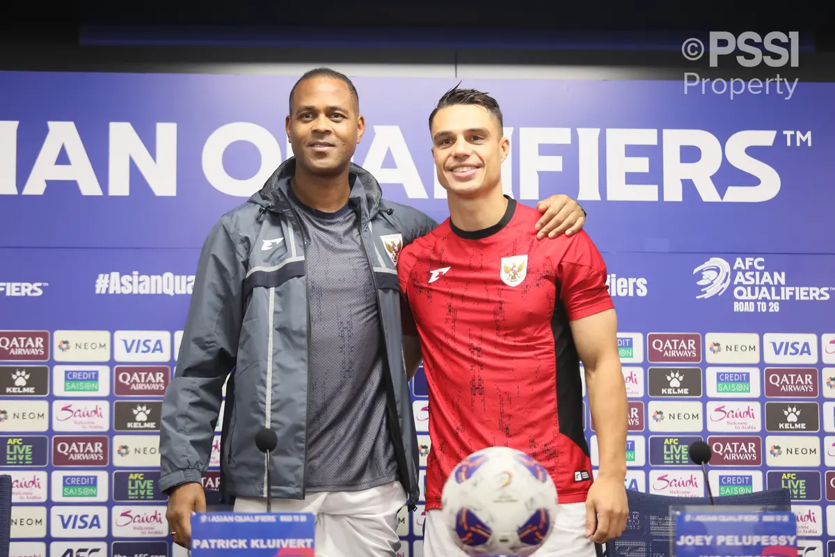 Patrick Kluivert dan Joey Pelupessy - Timnas Jepang Vs Timnas Indonesia