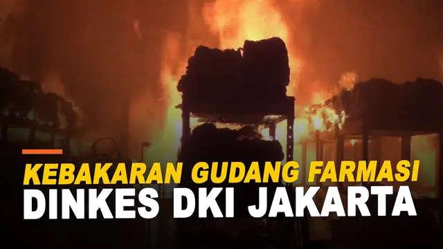 VIDEO: Gudang Penyimpanan Vaksin di Puskesmas Sumur Batu Terbakar