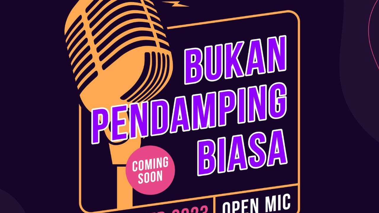 Open Mic Merdeka adalah sebuah acara lucu dan seru di mana seseorang menceritakan hal menarik di atas panggung. Tema Open Mic Merdeka 2023 adalah "Bukan Pendamping Biasa". <br>
