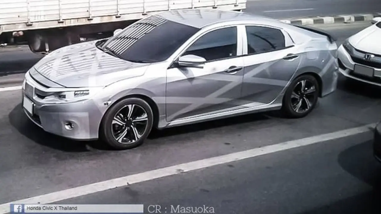 Honda Civic Mulai Diuji di Jalanan Thailand