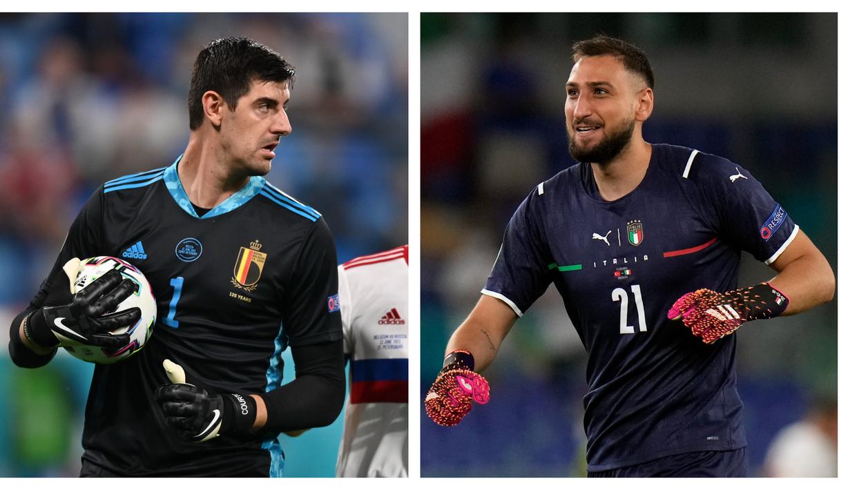 Posisi kiper atau penjaga gawang menjadi posisi yang sangat vital dalam sebuah tim, baik di level klub maupun timnas. Di ajang Euro 2020 (Euro 2021) tampil sejumlah kiper dengan kisaran harga tinggi dan tentunya akan meningkat jika tampil apik sepanjang turnamen. (Foto: Kolase AP)