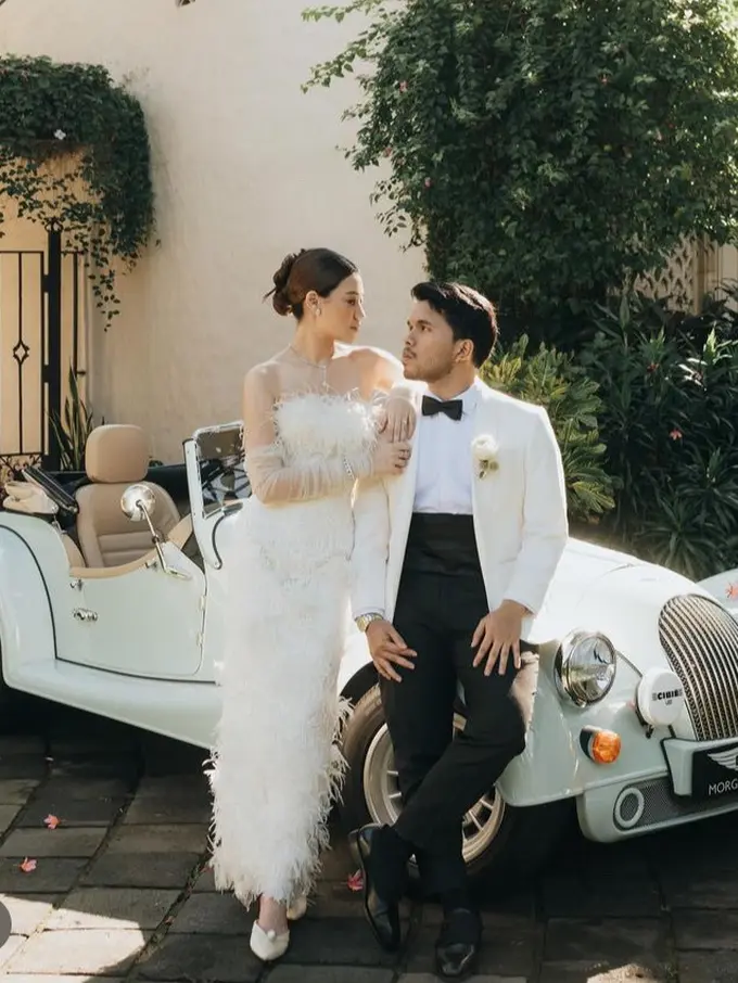 Aaliyah Massaid saat Prewedding Bertema Klasik Broadway