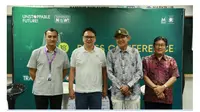 Hermawan Kartajaya, Founder & Chairman MCorp, dalam konferensi pers The Annual 18th MarkPlus Conference 2024 di Jakarta, Rabu (29/11/2023).