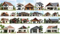 8 Inspirasi Rumah Atap Miring Sederhana untuk Hunian Modern