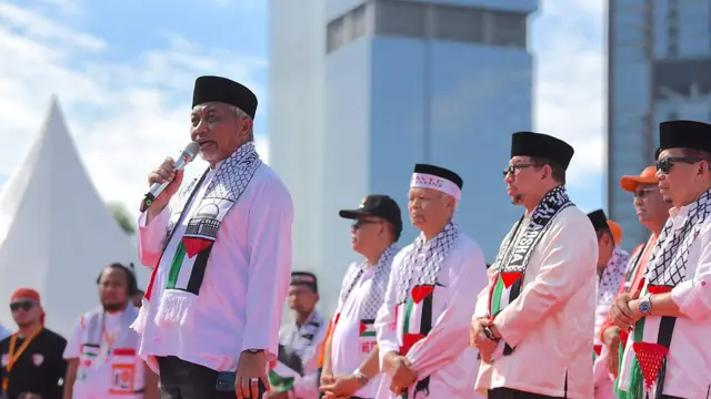 Partai Keadilan Sejahtera (PKS) bersama sejumlah tokoh masyarakat dan elemen bangsa menggelar Aksi Simpatik