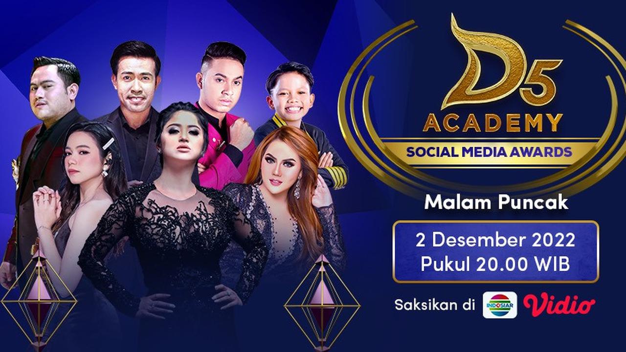 Live Streaming D’Academy 5 Social Media Awards