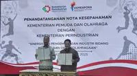 Duet Menpora dan Menperin Hasilkan Izin Edar untuk Dukung Potensi Industri Olahraga