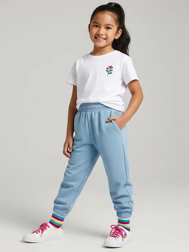 Model Celana Panjang Anak Perempuan yang Lucu dan Elegan Gaya Jogger Bahan Premium
