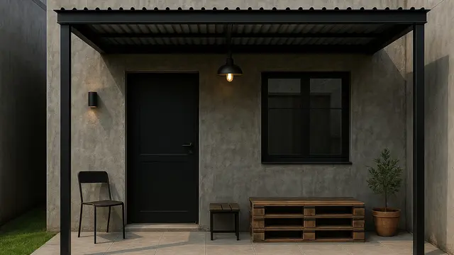 Model Teras Rumah Subsidi Tipe 36 (Foto: ChatGPT)