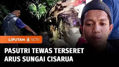 VIDEO: Pilu! Pulang dari Kebun, Pasutri Ditemukan Tewas Terseret Arus Sungai Cisarua