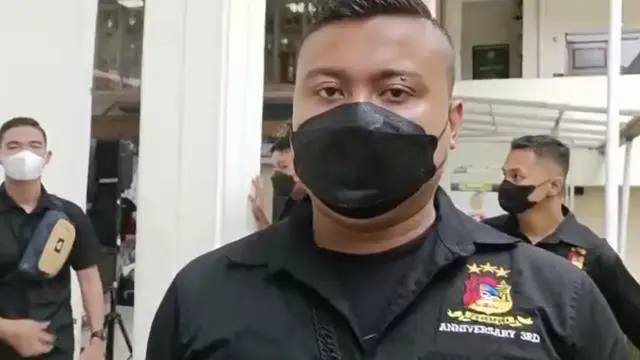 Rekan seangkatan Richard Eliezer alias Bharada E  di Brimob Polri hadir memberikan dukungan moril di Pengadilan Negeri Jakarta Selatan, Rabu (25/1/2023).