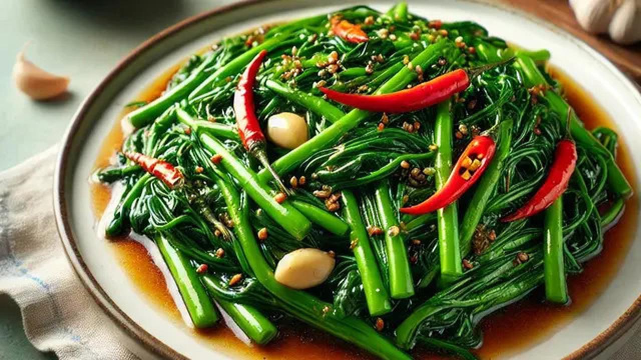 Rahasia Masak Kangkung Tetap Hijau dan Empuk dengan Bumbu Segar Ini
